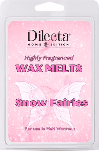 Dilecta Scent Snow Fairies Highly Fragranced Wax Melts, Pink
