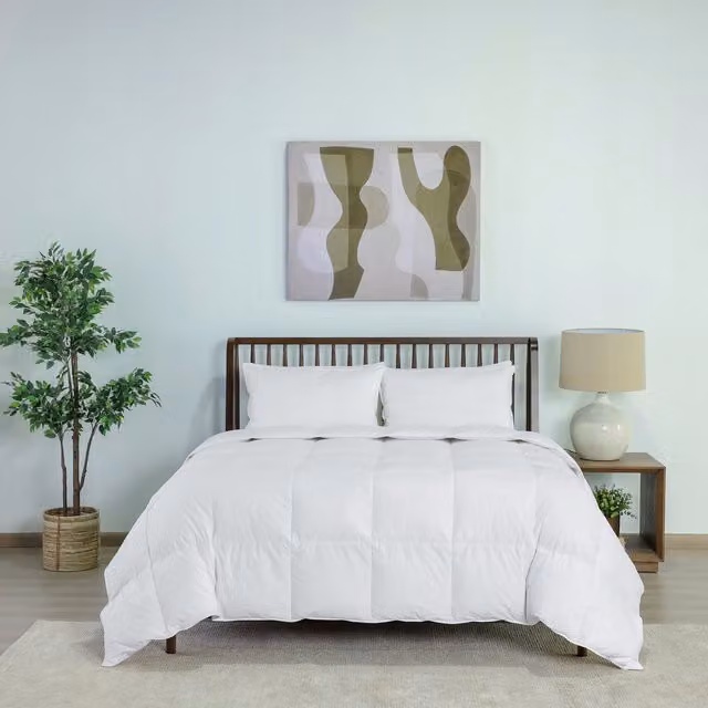 Martex Naturals White Double Summer Duck Feather and Down Duvet, 4.5 Tog