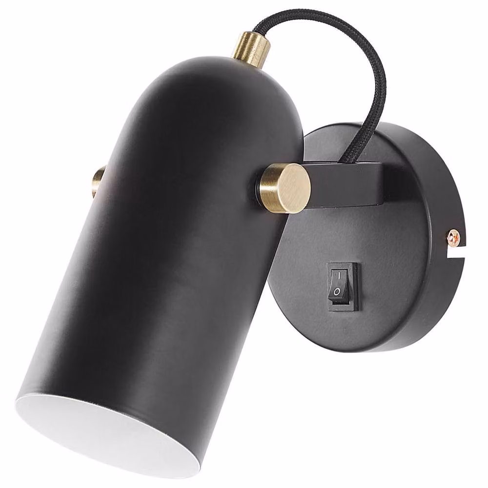 Wyld and Coco Black Adjustable LED Wall Spotlights, Set of 2 – 3
