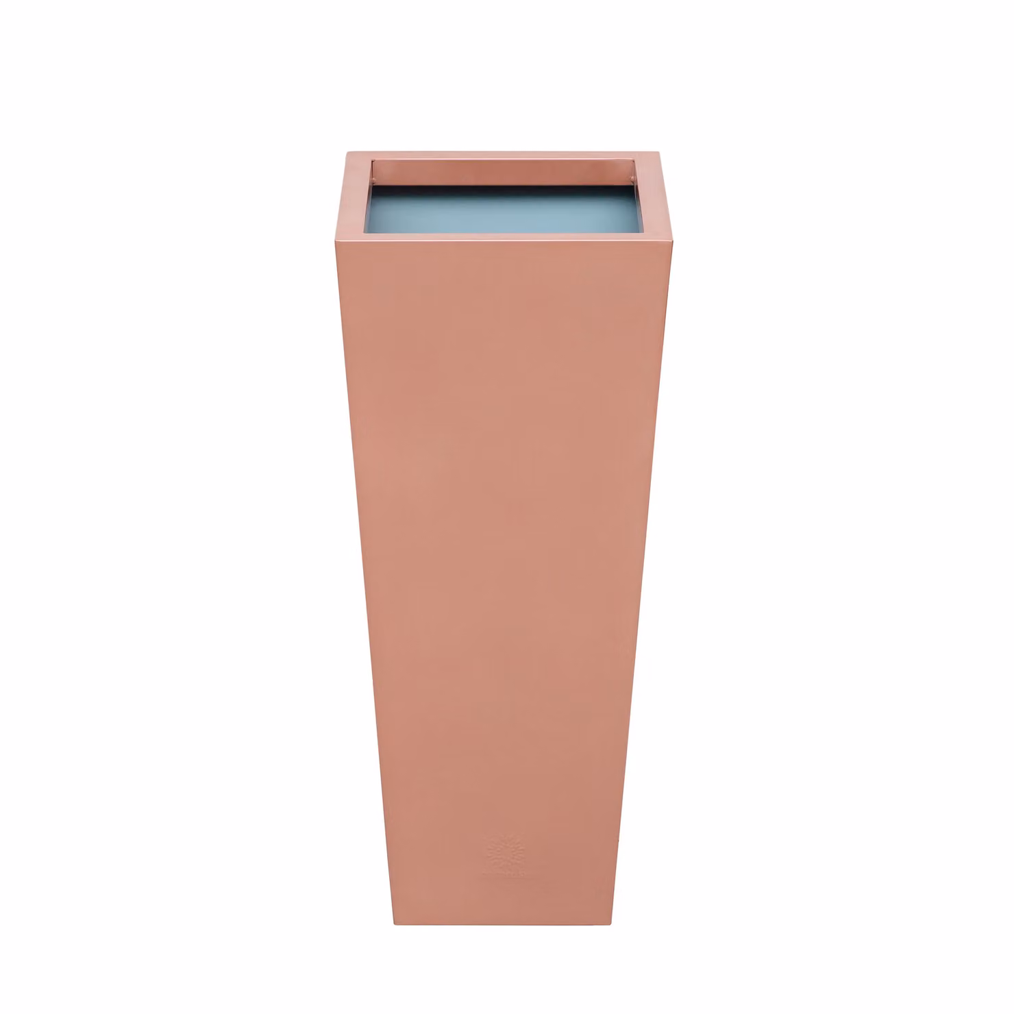 Primrose Galvanised Steel Flared Square Outdoor Planter in Bronze and Brown Finish, Height: 70 cm – 2