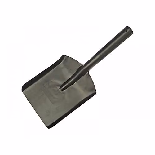 Faithfull Black Steel Coal Shovel with 150mm Blade