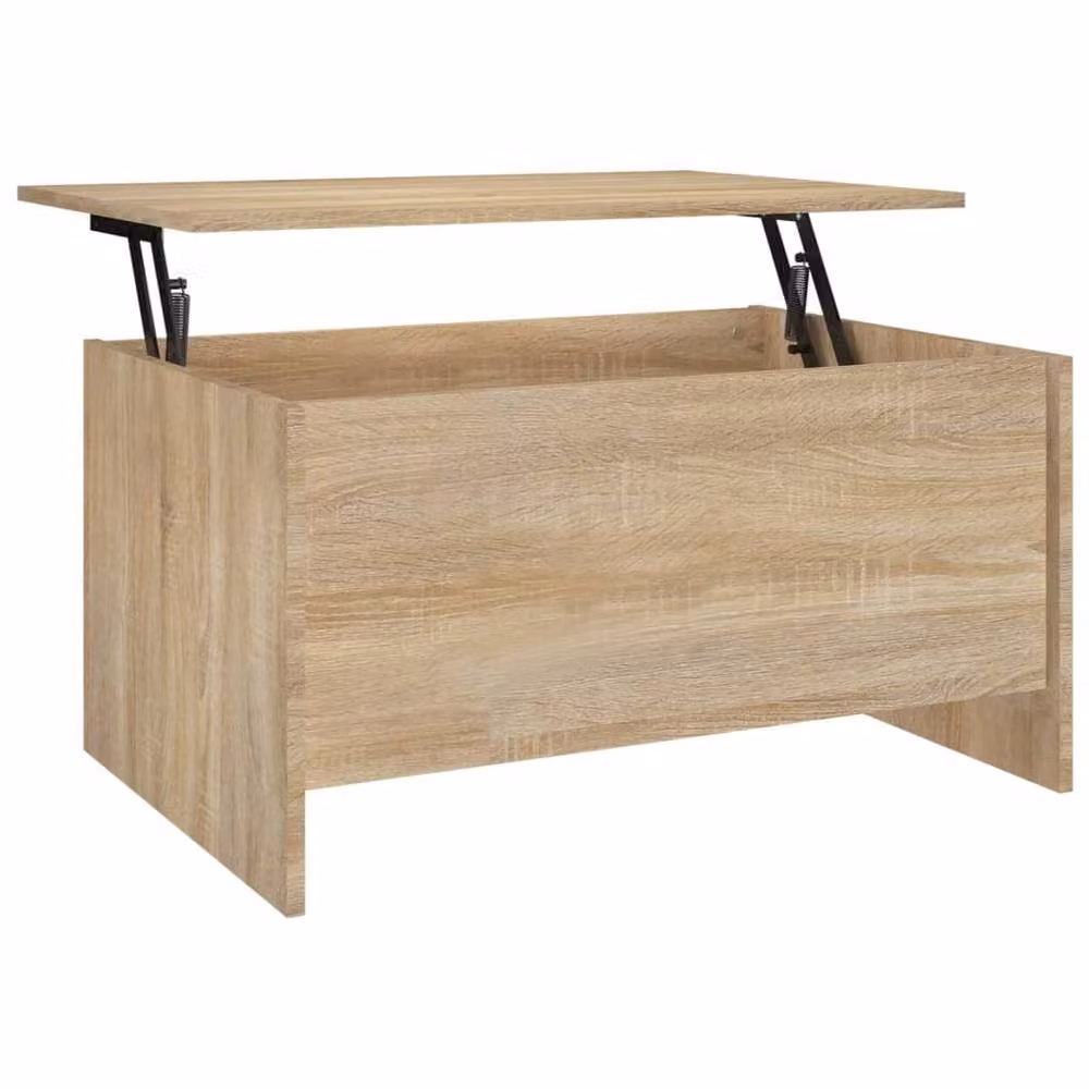 Berkfield Home Sonoma Oak Coffee Table in Brown, W: 80 cm, D: 55.5 cm, H: 41.5 cm – 2