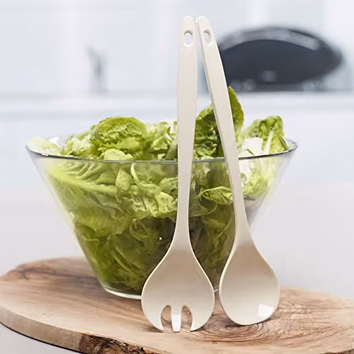 Zeal Melamine Salad Serving Spoon Set of 2 in Beige – 2