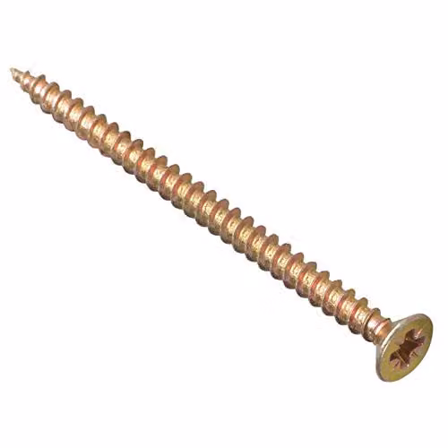 Forgefix Multi-Purpose Pozidriv Self-Countersinking Wood Screws, Zinc, 6.0 x 70 mm, Box of 100