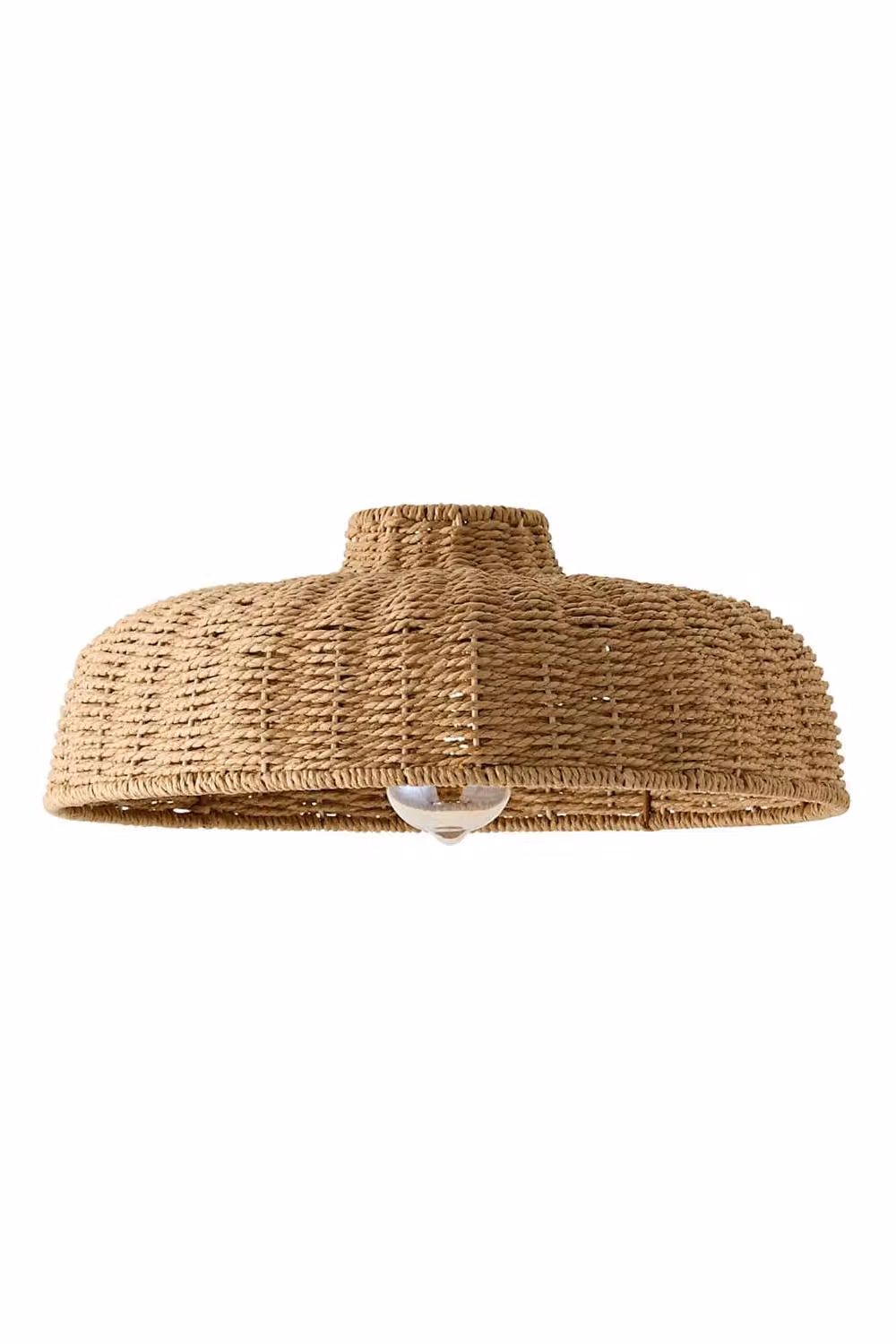 ValueLights Neveah Brown Natural Rattan Dome Pendant or Floor Lamp Light Shade – 4