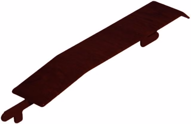FloPlast Shiplap Cladding Butt Joint Board in Rosewood Brown