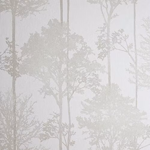 Arthouse Stardust Tree Gold Botanical Vinyl Wallpaper, W: 53 cm x L: 1005 cm – 1