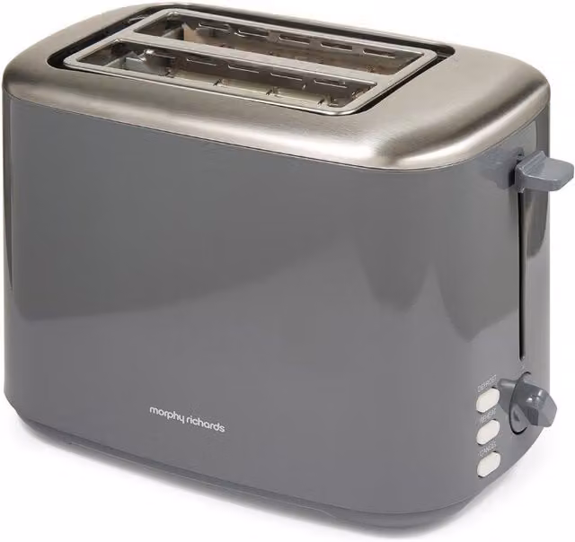 Morphy Richards Equip 2-Slice Toaster in Grey and Silver – 1