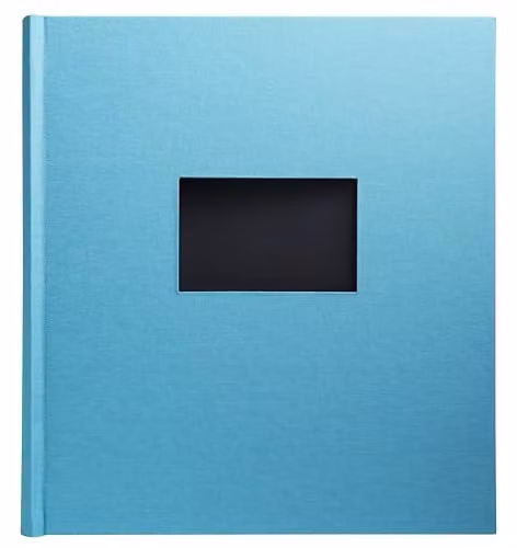 Exacompta Pop'N Co Photo Album in Cyan with Fabric Cover, 300 Photos, 60 Black Pages, W: 29 cm, H: 32 cm – 1