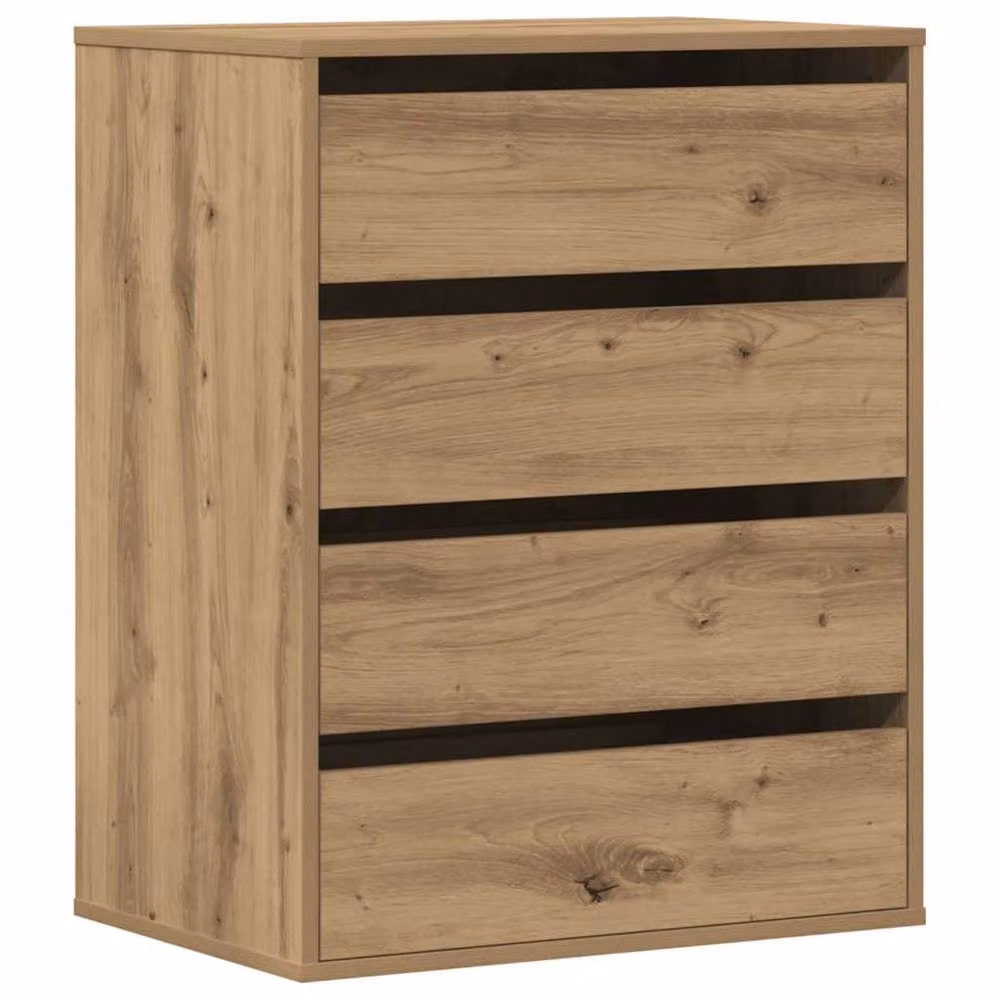 Berkfield Home Classic Corner Chest of Drawers in Artisan Oak, Brown, W/D/H: 60 x 41 x 76 cm – 2