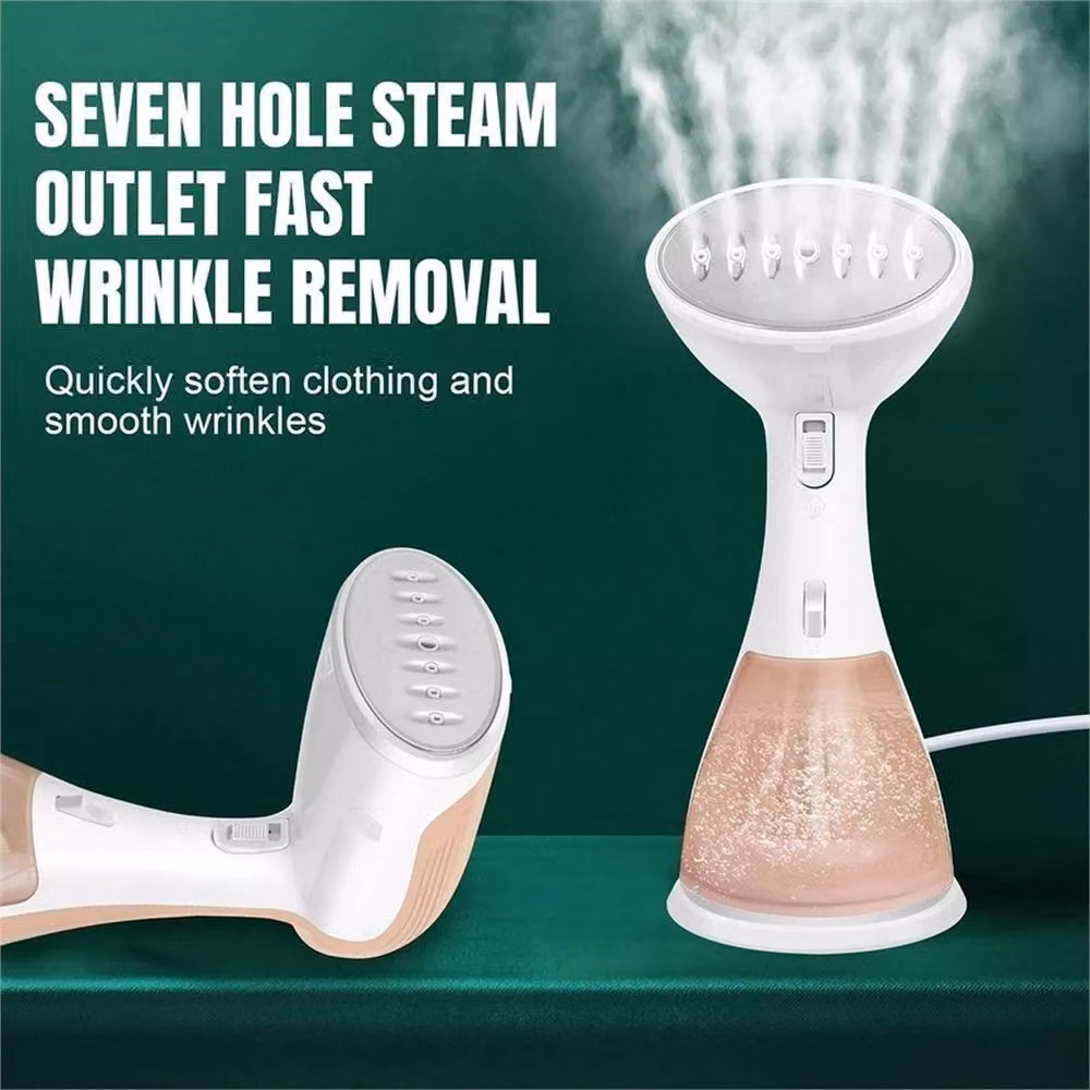 VOGREX Handheld Portable Clothes Steamer in Beige – 3