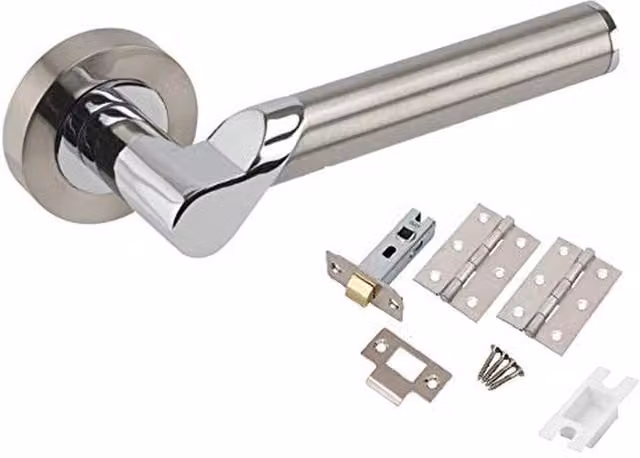 Golden Grace Internal Door Handle Set in Chrome, Gold and Silver