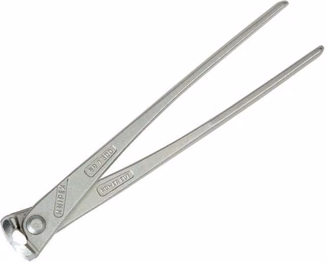 Knipex High Leverage Concreter's Nippers in Silver
