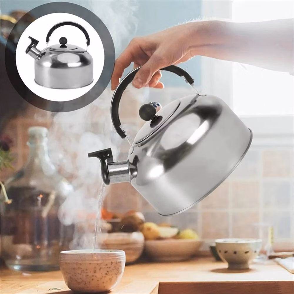 SPETLEK 3L Stainless Steel Whistling Gas Hob Kettle in Silver – 2
