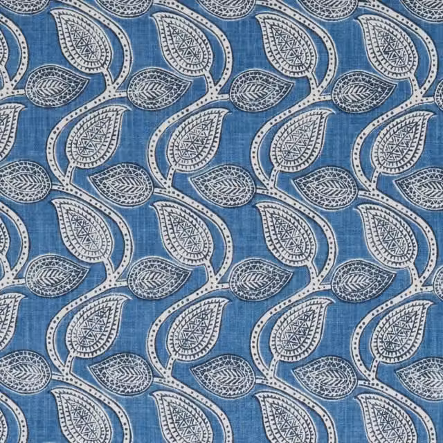 iLiv Kantha Fabric Batik in Blue