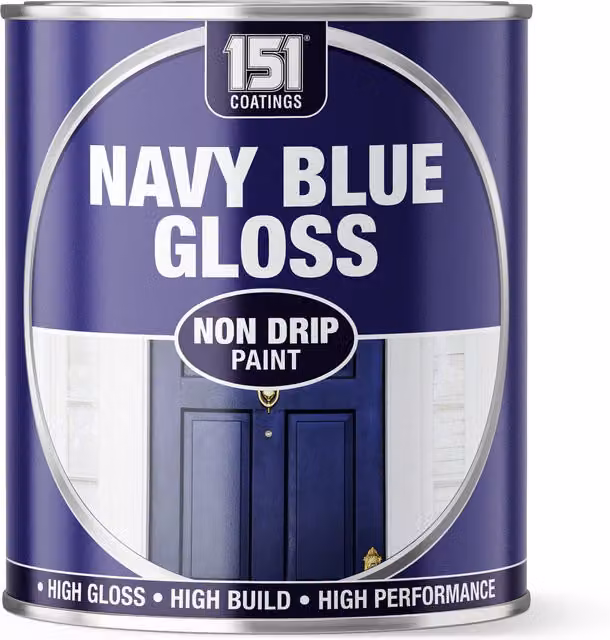 Inspired Essentials Multi-Purpose Gloss Paint, Navy Blue, 300ml