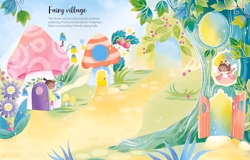 Usborne First Sticker Book Sparkly Fairies in Multicolour – 2