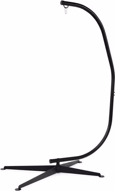 Costway C-Shaped Hammock Chair Stand in Black
