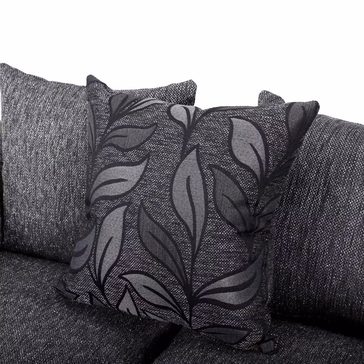 Furnishings For Less UK Byron Dundee Chenille Fabric Sofa Set, 3 and 2 Seater, Grey – 3