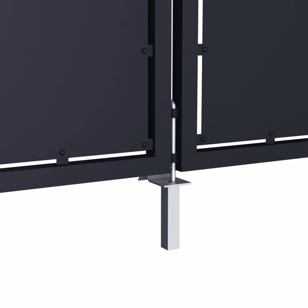 Berkfield Home Sturdy Steel Garden Gate in Anthracite Grey, W: 300 cm, H: 200 cm – 3