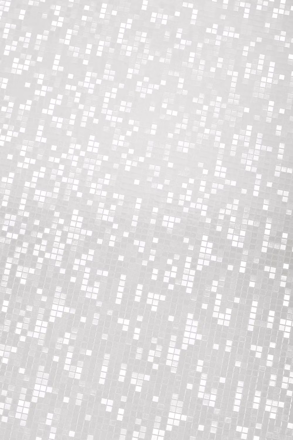 Living and Home White Transparent Self-Adhesive 3D Embossed Small Mosaic Window Film, W: 61 cm, H: 200 cm – 2