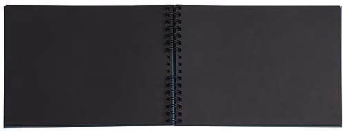 Exacompta Neodeco Spiral Photo Album, Black, W: 32 cm, H: 22 cm – 2