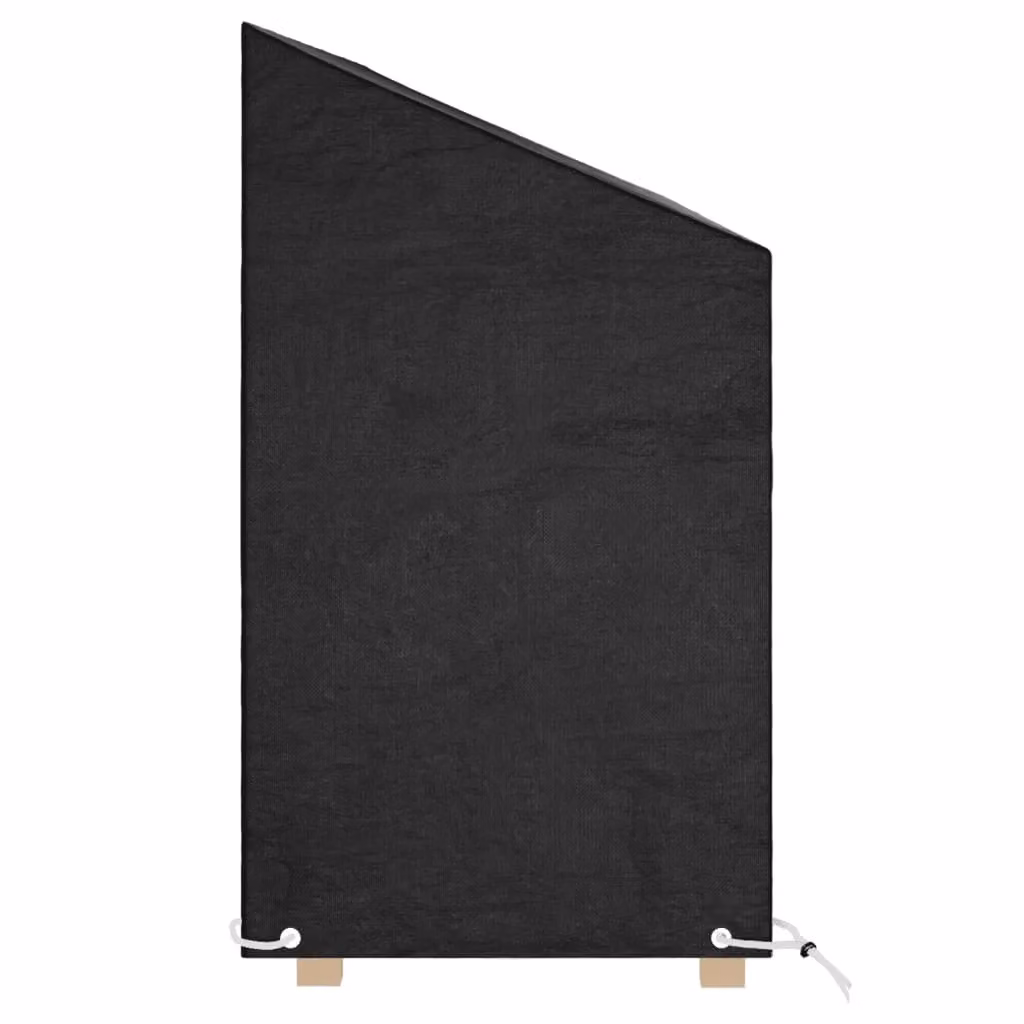 Berkfield Home Water Repellent Polyethylene Garden Bench Covers, 2 Pack, Black, W: 210 cm, D: 70 cm, H: 70-88 cm – 3