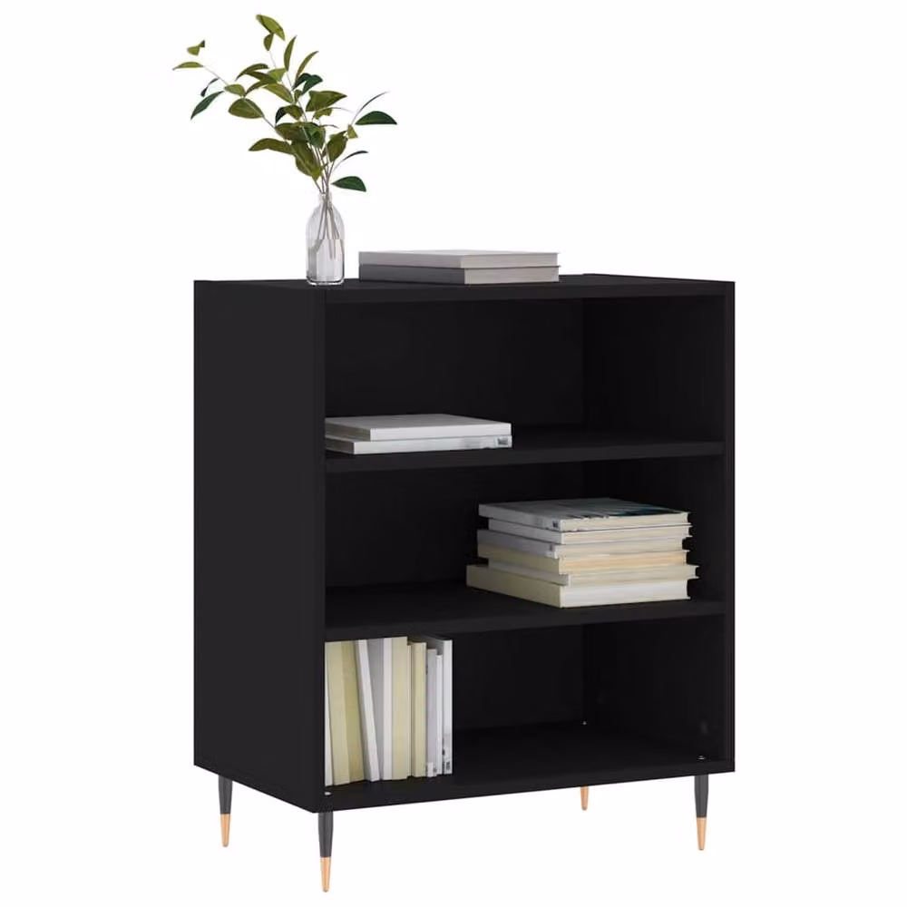 Berkfield Home Black Matt Sideboard W/D/H: 57 x 35 x 70 cm – 3