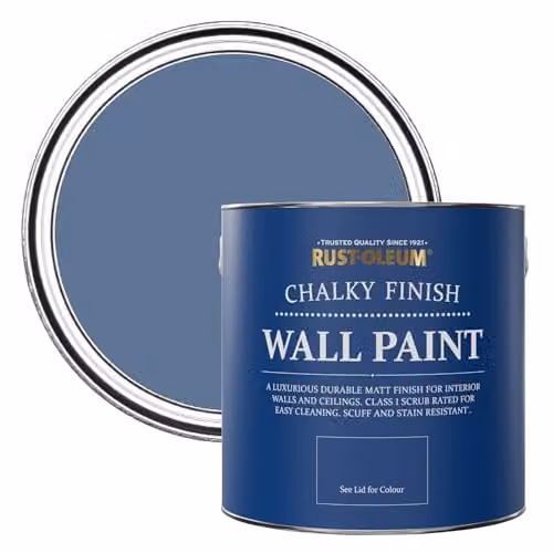 Rust-Oleum Blue River Matt Chalk Wall Paint, 2.5L – 1