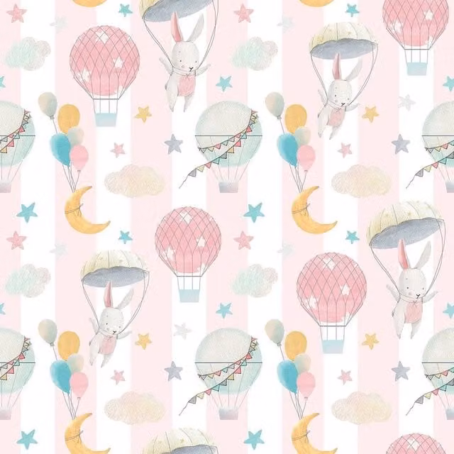 I Love Wallpaper Geometric Childrens Wallpaper in Yellow and Multicolour