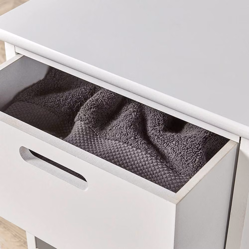 FORGEVIO 3 Drawer Wooden Hallway Storage Organiser in White – 2
