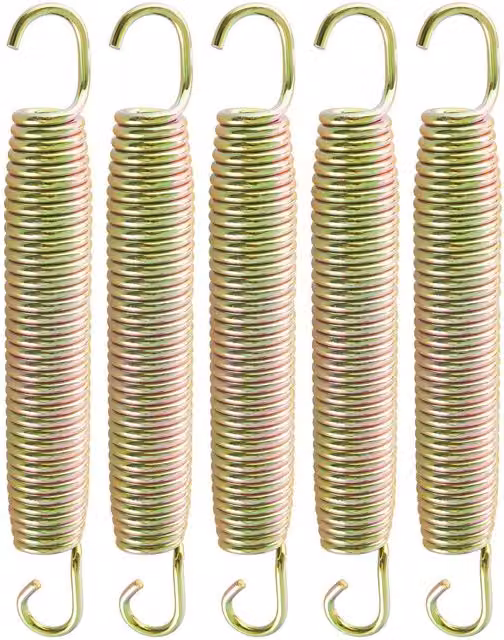 Arebos Gold Stainless Steel Trampoline Spiral Replacement Springs