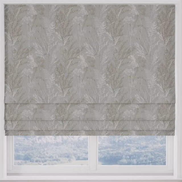 Terrys Keshiki Made to Measure Blackout Roman Blind in Alabaster