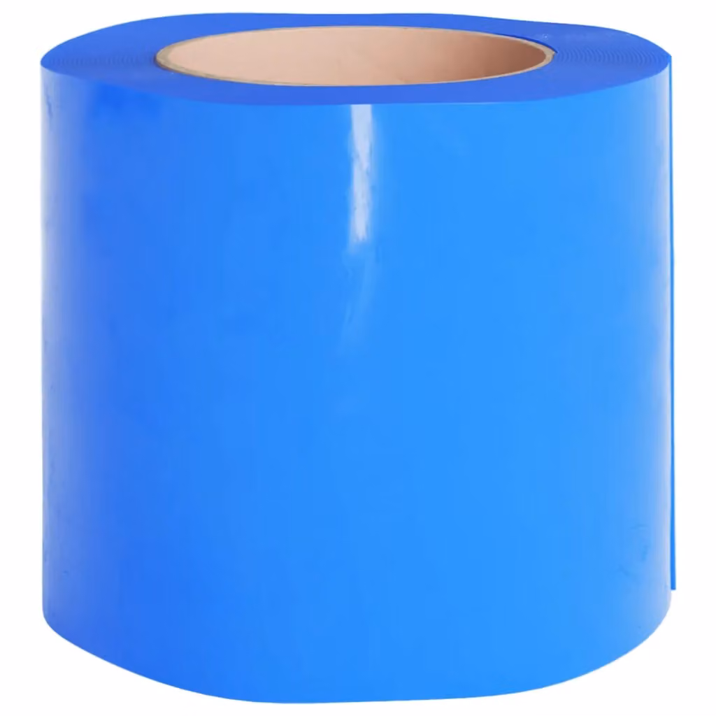 Berkfield Home Blue PVC Door Curtain Strips, 200 mm x 1.6 mm, 25 m – 2
