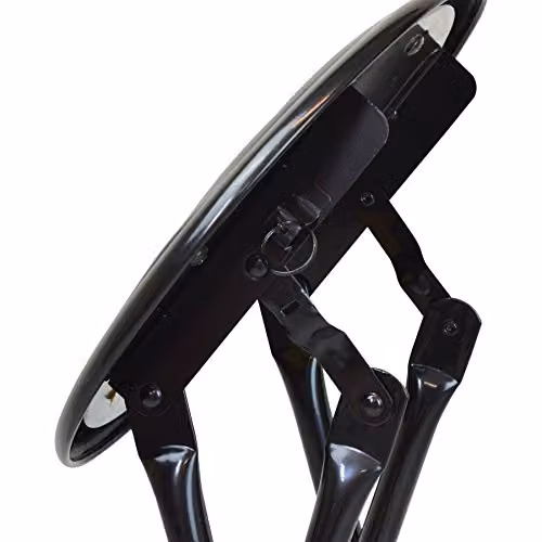 Harbour Housewares Black Padded Folding Stools, Pack of 4 – 3