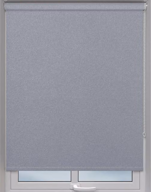 Terrys Legacy Made to Measure Blackout Roller Blind in Plain Black, Blue or Grey