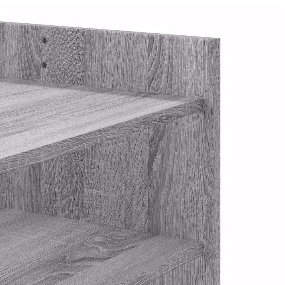 Berkfield Home Grey Sonoma Coffee Table in Engineered Wood, W/D/H: 100 x 50 x 50 cm – 4