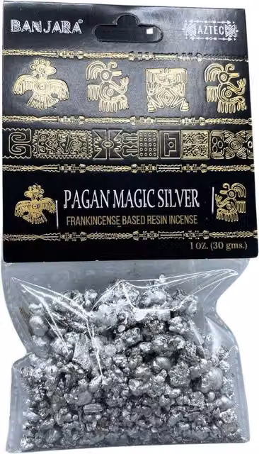 Banjara Tree Handcrafted Indian Aromatic Resin Incense, Silver