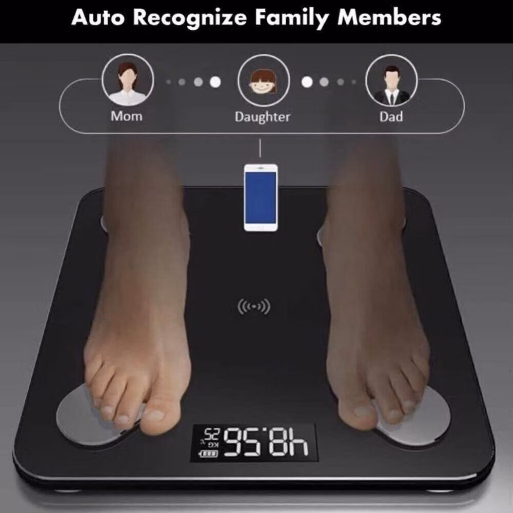 Kelvenix Smart Body Weight Scales in Black – 4