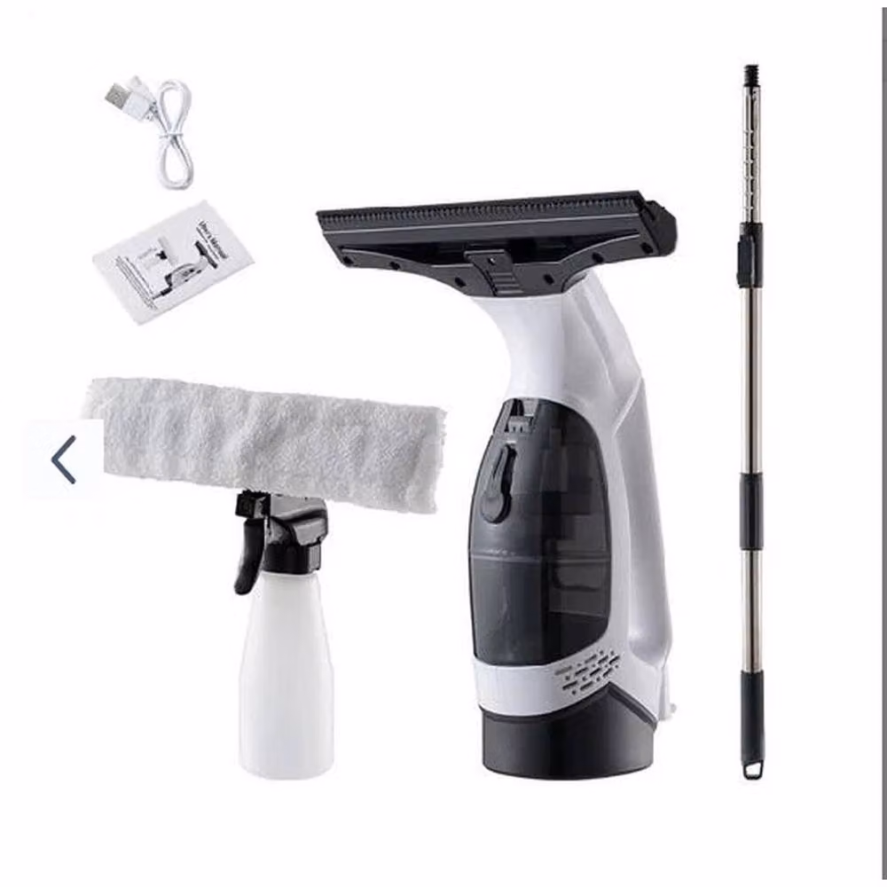 SPETLEK Window Vacuum Cleaner with Telescopic Extension Pole in White – 2