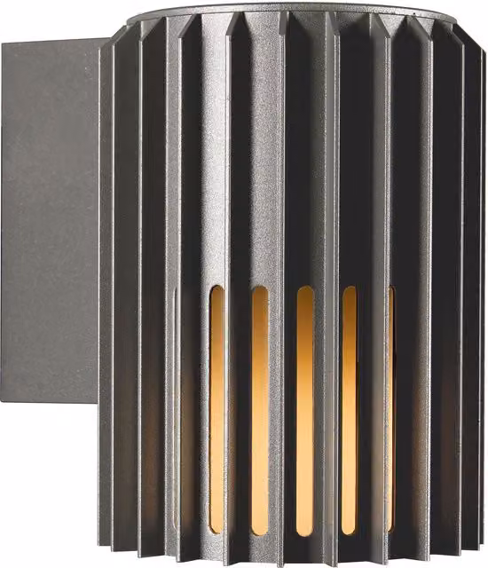 Nordlux Aludra Black Metal Outdoor Wall Light for Garden with E27 Socket and IP54 Rating