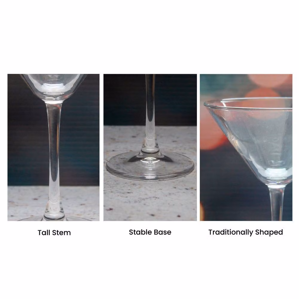 Uniqueful Personalised Enoteca Martini Cocktail Glass with Custom Script Name, Clear, 7.5oz – 4