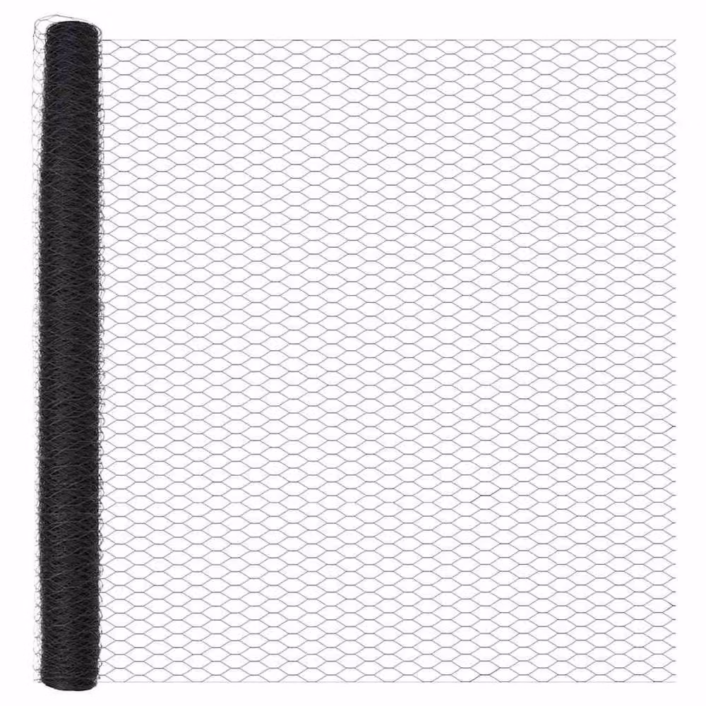 Berkfield Home Grey Steel Hexagon Fence, 6 x 10 m – 3
