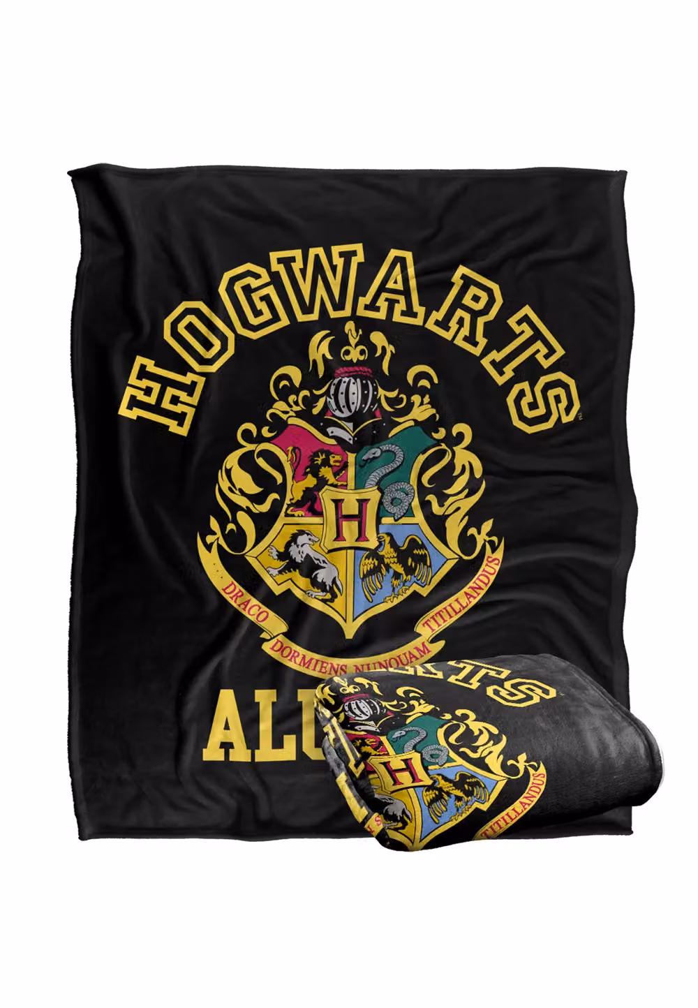 Warner Brothers Harry Potter Hogwarts Alumni White Fleece Throw Blanket W: 152 cm, D: 127 cm – 7