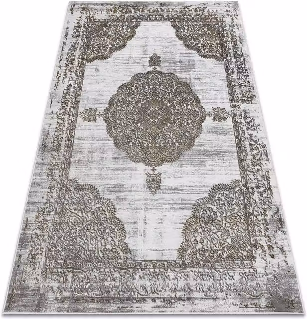 RugsX Lira Grey Rectangular Rug, W: 120 cm, D: 170 cm