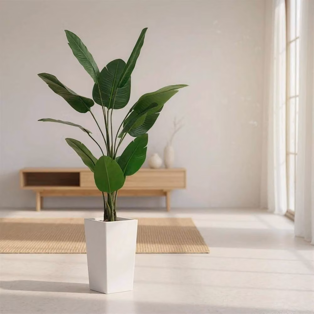 VOGREX Realistic Artificial Banana Tree Plant in Green, Height: 146.3 cm – 2