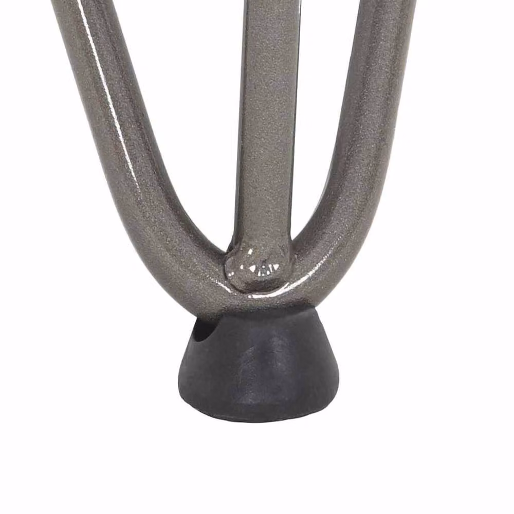 Berkfield Home Hairpin Table Legs, 4 Piece Set, Grey Steel, Height: 72 cm – 2