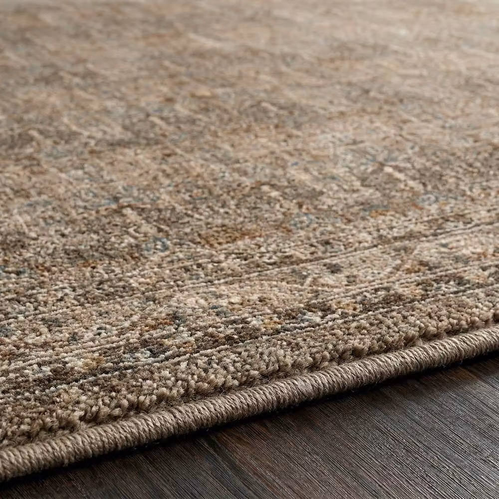 Livabliss Arda Vintage Boho Fringe Living Room Rug in Green, Grey and Brown, W: 150 cm, L: 230 cm – 2