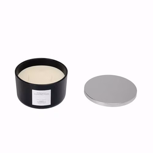 French Connection Black Pomegranate Scented Soy Wax Candle, 436g – 3