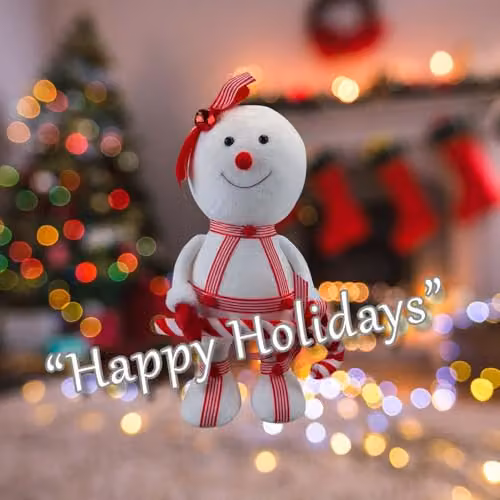 VFM e-Store White Christmas Snowman Tabletop Decoration, W/H: 35 x 17 cm – 4